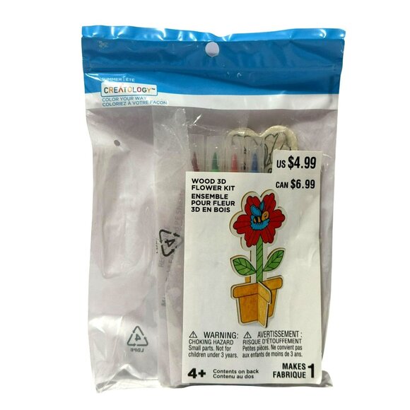 Creatology DIY Craft Kit Bundle Lot of 8 Kits Rainbow Flower Pot Airplane NEW - Picture 4 of 10